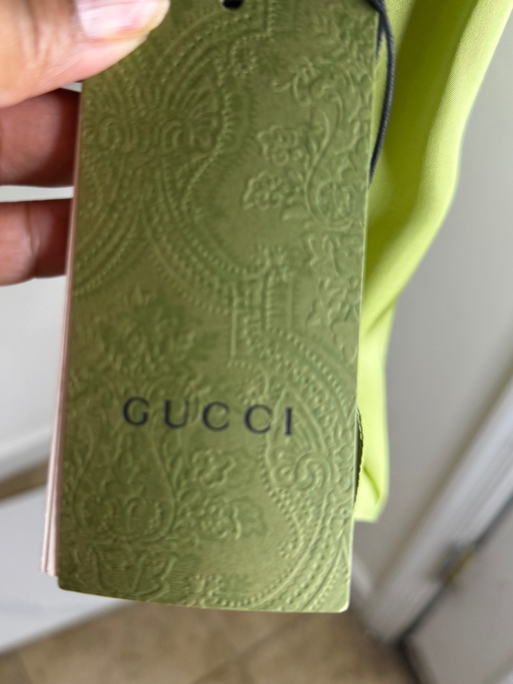 Gucci Employee Uniform Silk Blouse NWT Rare Archive Piece Size 42 - Picture 6 of 10